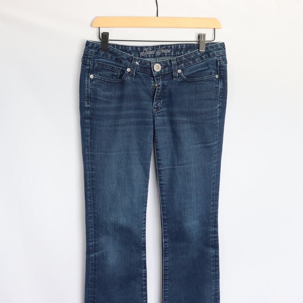 GUESS Jeans Women’s Size 27 Bootcut Blue Denim Low Rise